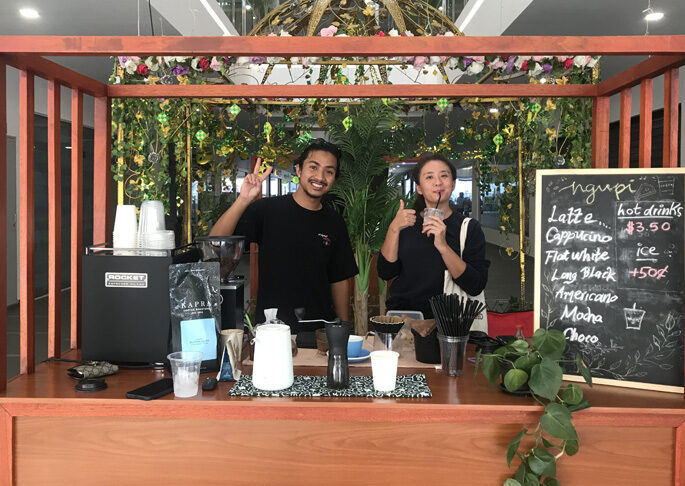 Ngupi: Serving a good time with coffee and pizza