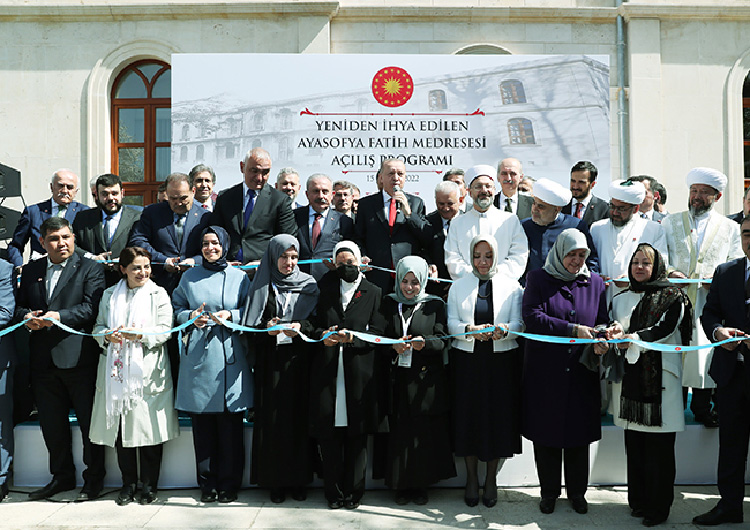 Turkish president inaugurates Hagia Sophia Fatih Madrassa in Istanbul