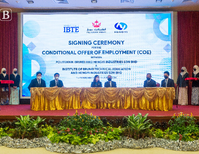 Over 207 students ink conditional offer of employment with Hengyi Industries