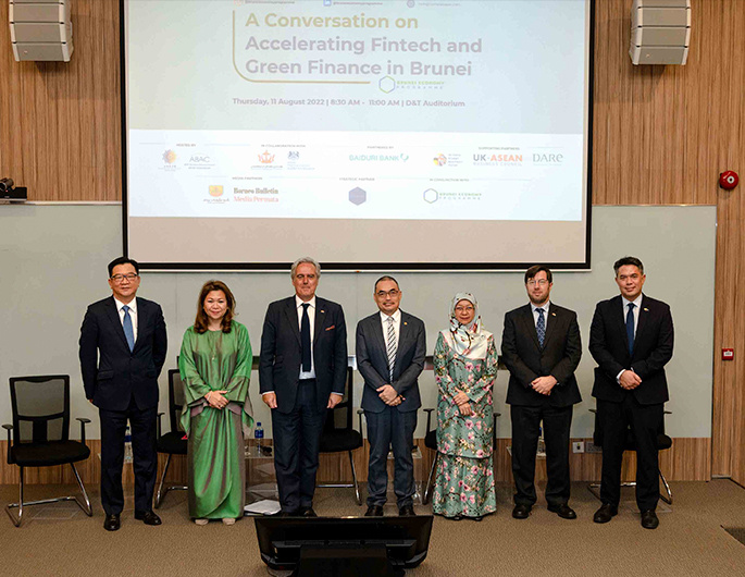 A conversation on accelerating fintech, green finance in Brunei