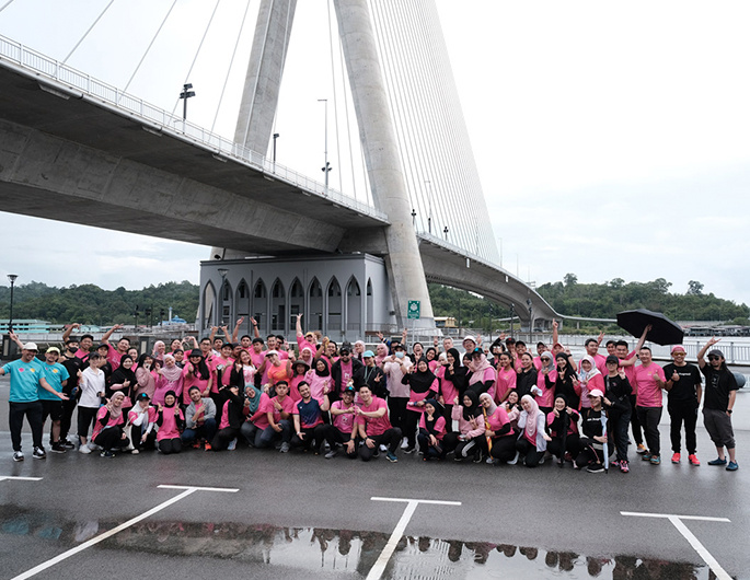 Progresif Staff Wellness programme promotes work-life balance through briskwalk activity