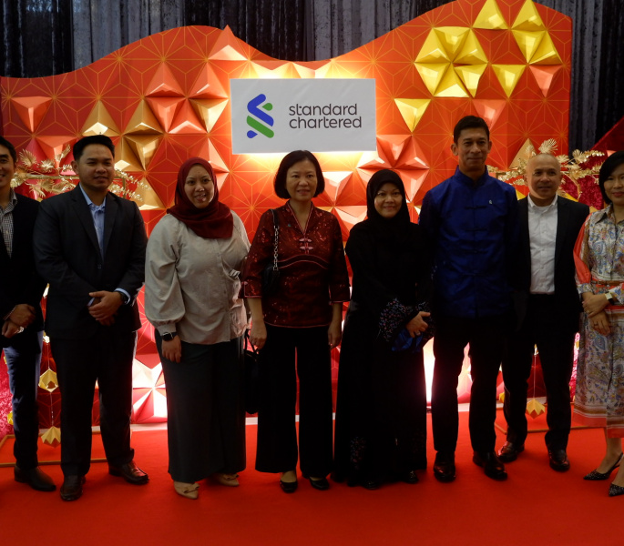 Standard Chartered Brunei welcomes guests to lunar new year open house