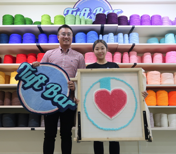 Tuft Bar: Turning a hobby of yarns and rugs into a tufting studio