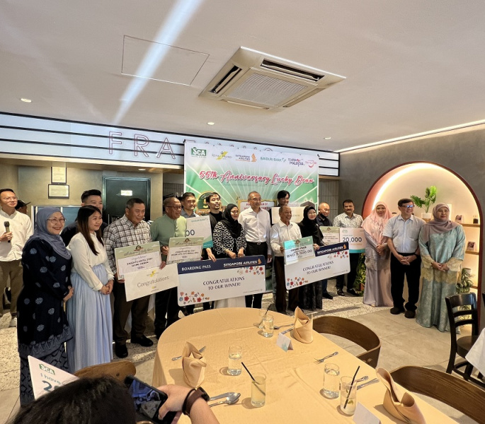 SCA gifts ten winners of 55th Anniversary lucky draw campaign