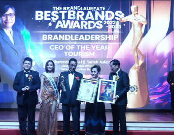 Sarawak Tourism Board leads with double triumph at Brandlaureate Bestbrands Awards