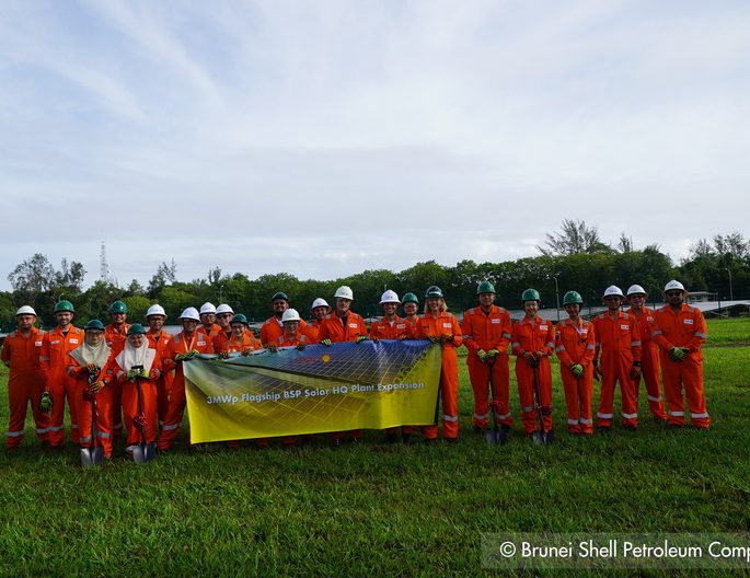 Brunei Shell Petroleum breaks ground for solar plant expansion