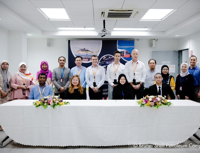 Brunei Shell Petroleum signs two new cadet pilot trainees