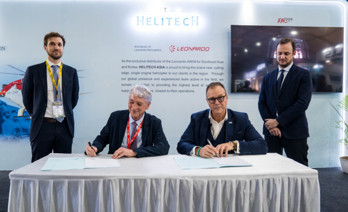 SGi Signs Landmark Deal with Helitech Asia as Launch Customer for Ten Leonardo AW09 Helicopters at Bali Air Show 2024