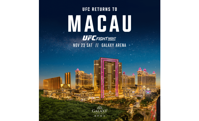 Ticketing Details and Main Event Announced for UFC® FIGHT NIGHT MACAU at Galaxy Macau