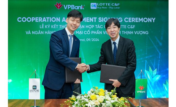 VPBank in cooperation with LOTTE C&F to support customers in “Buy now, pay later”