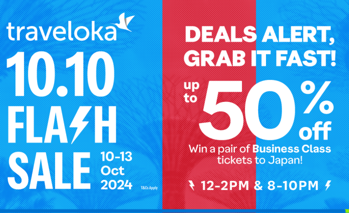Five Unbeatable Deals at Traveloka’s 10.10 Travel Fest