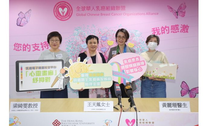 The Hong Kong Polytechnic University & Global Chinese Breast Cancer Organizations Alliance Jointly Launch the FIRST Electronic Painting for Breast Cancer (EPBC) Platform