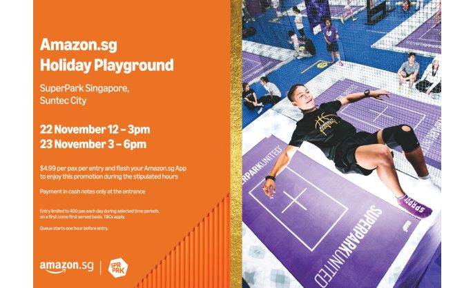 Amazon Singapore Invites Customers to celebrate Black Friday Sale with the Amazon.sg Holiday Playground, happening between 22-23 November
