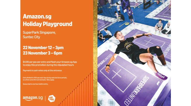 Amazon Singapore Invites Customers to celebrate Black Friday Sale with the Amazon.sg Holiday Playground, happening between 22-23 November