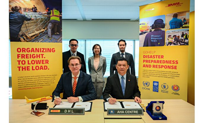 AHA Centre renews its collaboration with DHL Group on disaster management and recovery