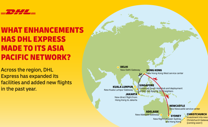 DHL Express enhances Asia Pacific network to help customers manage geographic headwinds