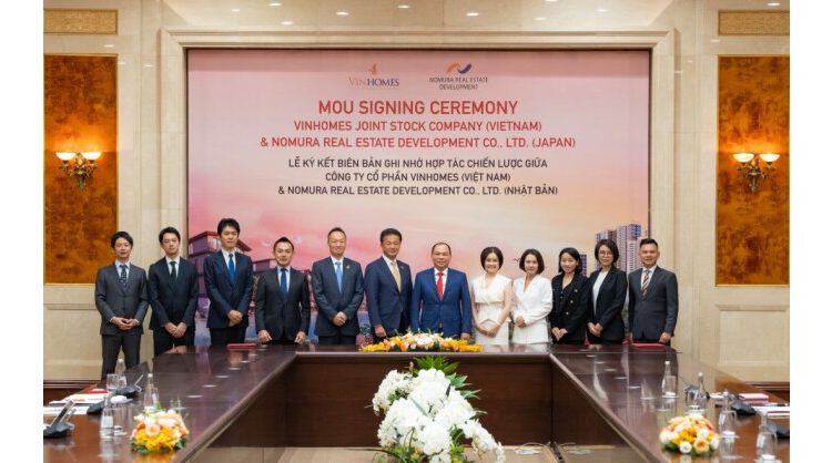 Vinhomes and Nomura Real Estate Group sign MoU for strategic cooperation in real estate development