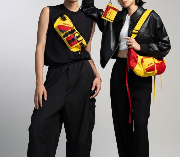 DHL refashions retired DHL courier uniforms for a charitable cause