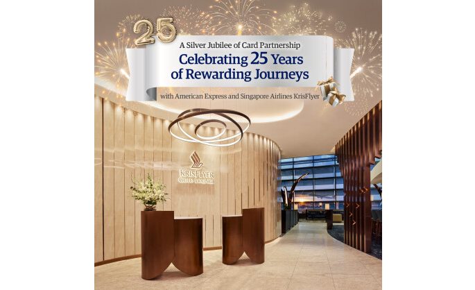 American Express and Singapore Airlines KrisFlyer Celebrate 25 Years of Partnership with Special Limited-Time Rewards for Card Members
