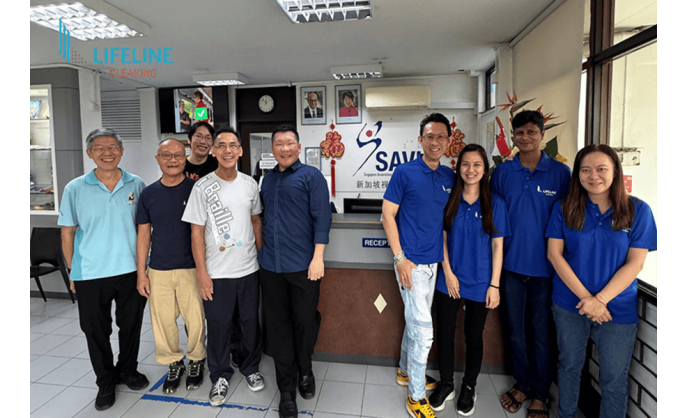 Lifeline Cleaning Brings Festive Cheer to the Singapore Association of the Visually Handicapped (SAVH) with Free Professional Cleaning