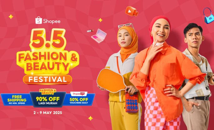 Shop Lagi Murah With Shopee 5.5 Fashion & Beauty Festival