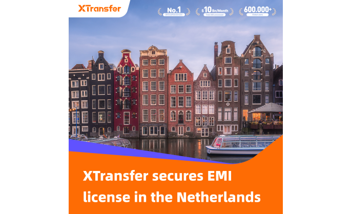 XTransfer Officially Licensed as EMI by Dutch Central Bank