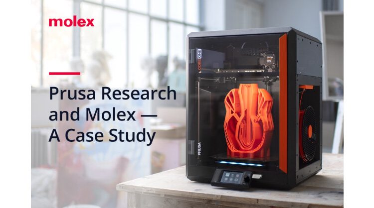 molex-collaborates-with-prusa-research-to-scale-rapid-growth-trajectory-for-3d-printing-pioneer
