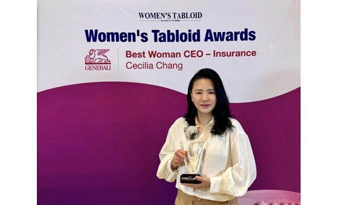 Cecilia Chang, CEO of Generali Hong Kong, Named ‘Best Woman CEO – Insurance’ at Women’s Tabloid Awards