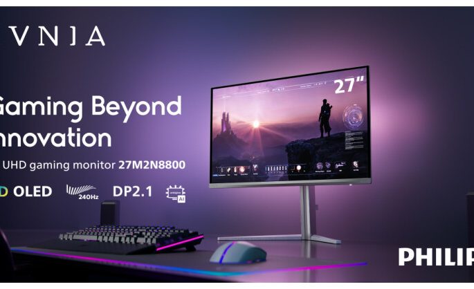 Philips Evnia launches the 4th Gen QD-OLED Gaming Monitor, elevating the ultimate gaming experience, along with 4K 240Hz Refresh Rate and DP 2.1 Ports