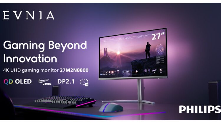 philips-evnia-launches-the-4th-gen-qd-oled-gaming-monitor,-elevating-the-ultimate-gaming-experience,-along-with-4k-240hz-refresh-rate-and-dp-2.1-ports