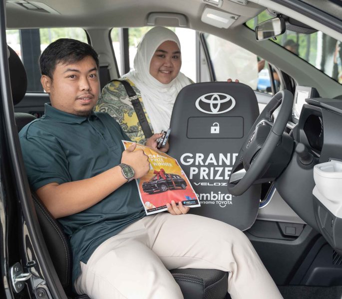 Mohammad Asyrani wins Toyota Veloz at NBT Gembira 2.0