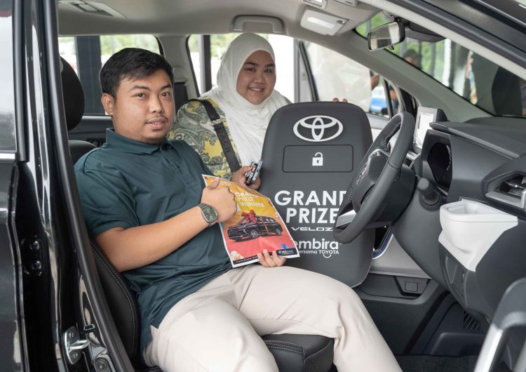 Mohammad Asyrani wins Toyota Veloz at NBT Gembira 2.0