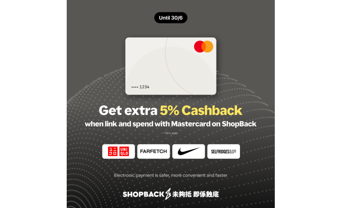 ShopBack and Mastercard Partner to Deliver Exclusive Cashback Rewards for Hong Kong Online Shoppers