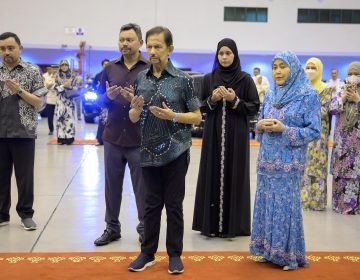 His Majesty the Sultan back in Brunei