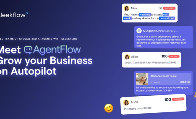 SleekFlow Unveils AgentFlow: Building Teams of AI Agents To Increase Revenue For Businesses