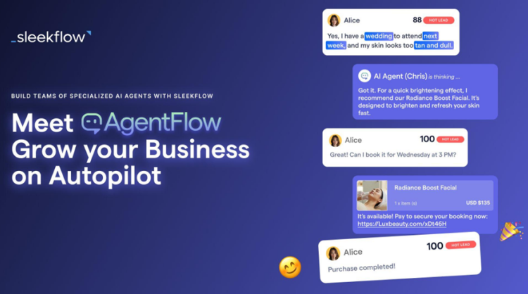 sleekflow-unveils-agentflow:-building-teams-of-ai-agents-to-increase-revenue-for-businesses
