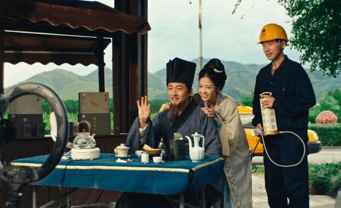 Su Dongpo Witnesses Electricity Lighting the Path to Common Prosperity