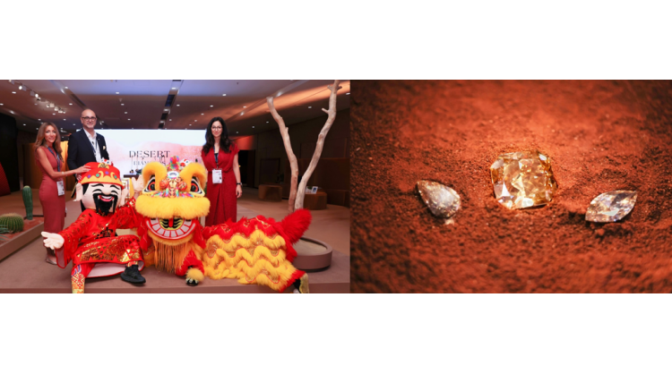 De Beers Group Unveils “Desert Diamonds” at JGW