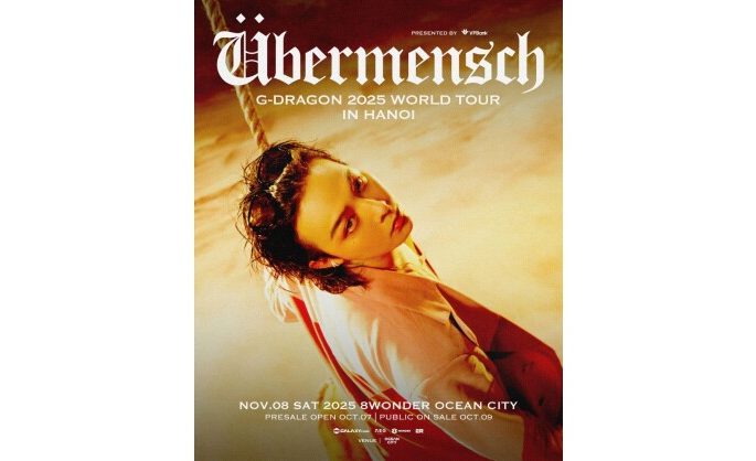 G-DRAGON 2025 WORLD TOUR [Übermensch]: Global Icon to Embark on Highly Anticipated TourAcross Multiple Cities Worldwide