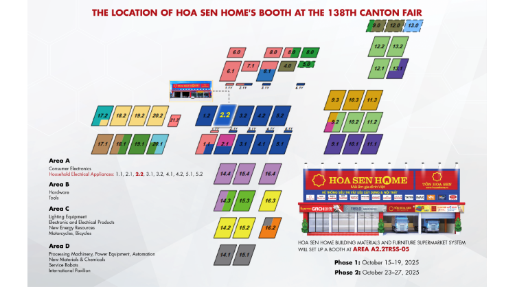 Hoa Sen Home Vietnam seeks global partners at the 138th Canton Fair – The world’s largest multi-industry trade exhibition