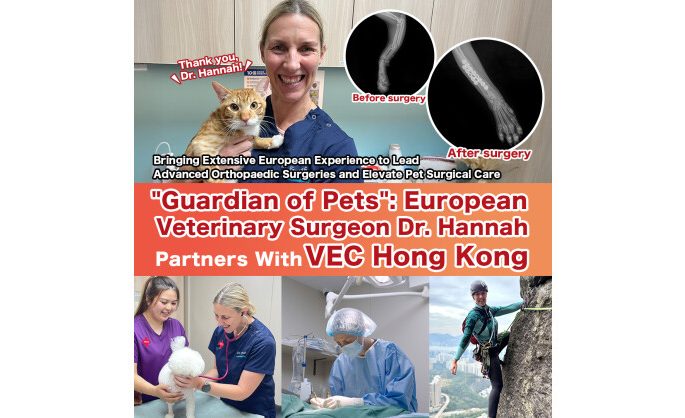 “Veterinary Orthopedic Guardian”: European Veterinary Surgeon Dr. Hannah Partners With VEC Hong Kong