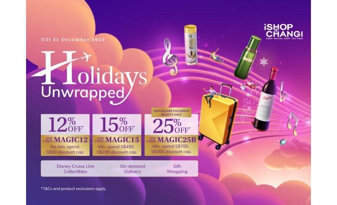 Rediscover the Spark: iShopChangi Singapore Makes Gifting Magical Again with Holidays Unwrapped