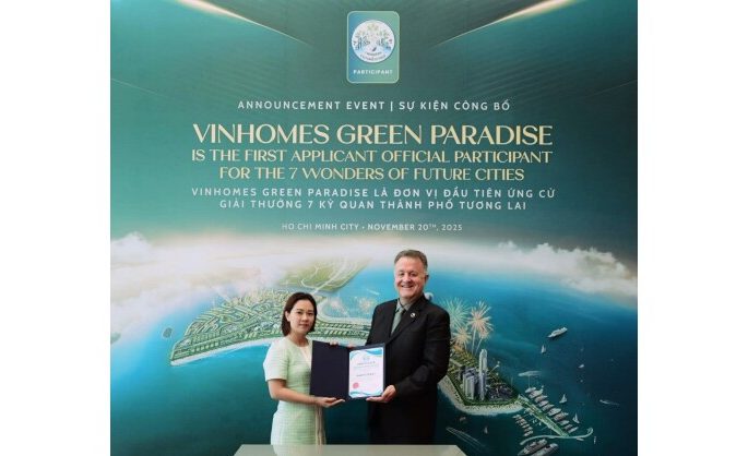 Vinhomes Green Paradise recognized as the first official participant of the global campaign “7 Wonders of Future Cities”