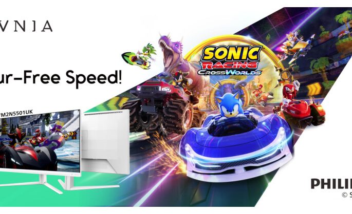 Philips Evnia Joins Forces with Sonic Racing: CrossWorlds to Bring Gamers the Perfect Fusion of Speed and Visual Brilliance
