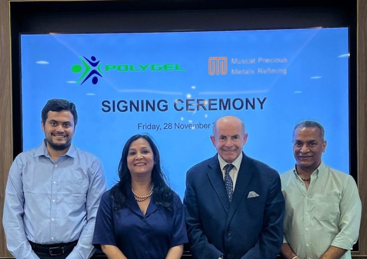 Polygel Group, Muscat Precious Metals Refining enter a strategic partnership to strengthen precious metals initiatives