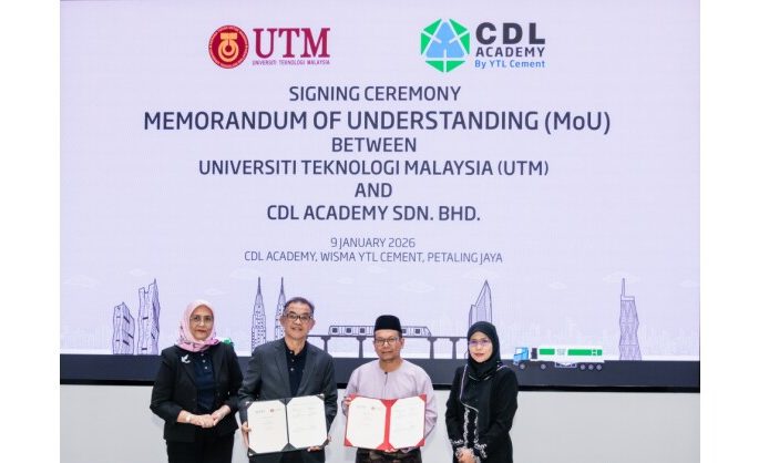 YTL Cement’s CDL Academy and Universiti Teknologi Malaysia Sign MoU to Advance Talent Development and Research Innovation in Sustainable Construction