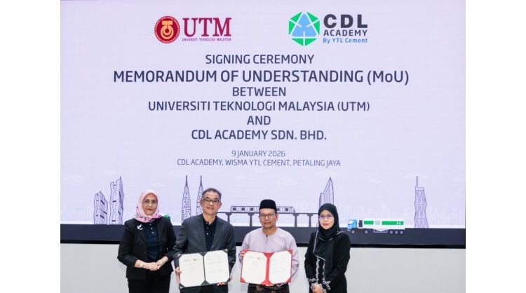 YTL Cement’s CDL Academy and Universiti Teknologi Malaysia Sign MoU to Advance Talent Development and Research Innovation in Sustainable Construction