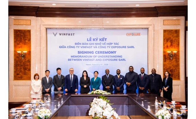 VinFast and Exposure SARL Sign MOU to Promote Green Transportation in The Democratic Republic of Congo