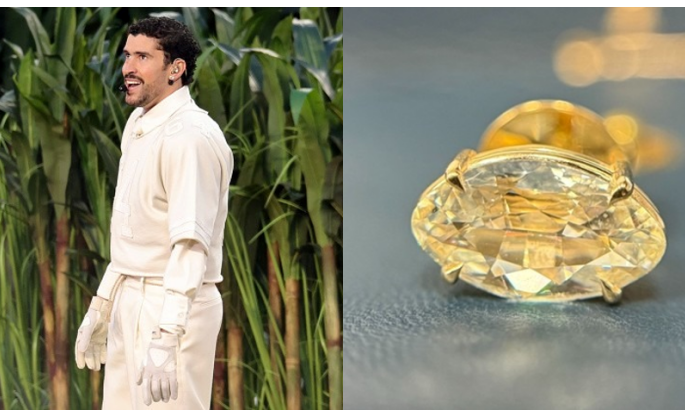 Bad Bunny Wears Desert Diamond to Perform at Super Bowl LX On February 8, 2026, In Santa Clara, California