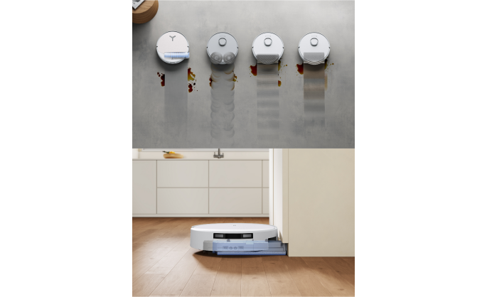 ECOVACS DEEBOT T90 PRO OMNI with OZMO ROLLER 3.0 and PowerBoost Technology: Simple by Design, Powerful in Action
